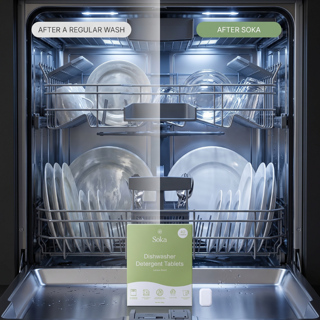 Plastic-Free Dishwasher Tablets